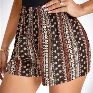 Womens Boho Style Shorts Size Tall XS